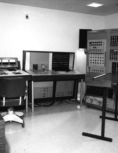 Studio A of the Univ. of Illinois EMS (1972)