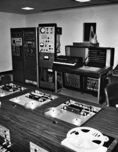 Studio A of the Univ. of Illinois EMS (1973)
