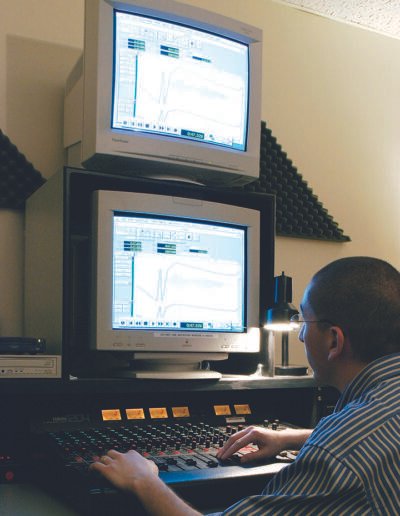 20e. EMS student Eduardo Herrera in Studio B (2003)