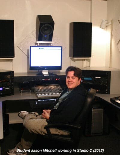 31a. Student Jason Mitchell in Studio C (2012)