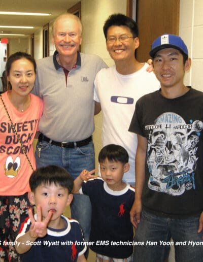 37a. EMS family - Scott Wyatt with EMS Assistants Han Yoon (and family) & Hyongju Park (2016)