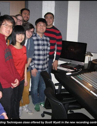 37b. Music 499 Audio Recording Techniques class (2016)