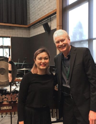 39a. Percussionist Crystal Chu & Scott Wyatt at SEAMUS 2018