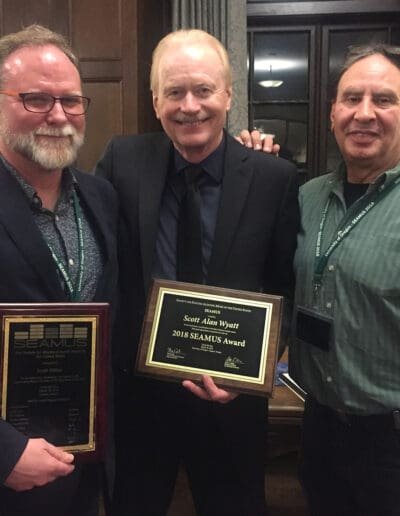39b. Scott Miller, Scott Wyatt & Jeff Stolet at SEAMUS (2018)