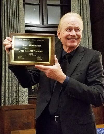 39c. Wyatt receives the 2018 SEAMUS Award