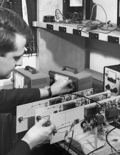 James Beauchamp in the Univ. of Illinois EMS with HTG circuits (1963)