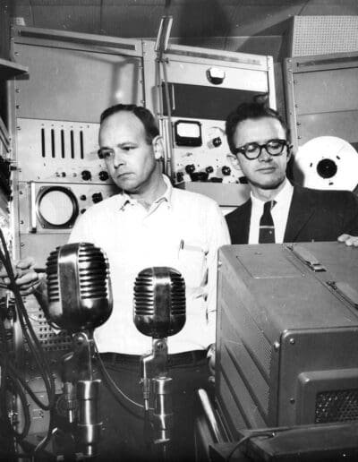 Russ Winterbottom & Lejaren Hiller in the Univ. of Illinois EMS (1963)