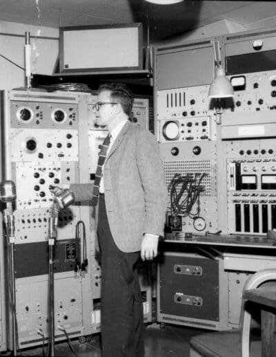 Lejaren Hiller in the Univ. of Illinois EMS Stiven House (1966)