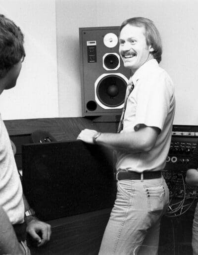 9. Studio B of the Univ. of Illinois EMS w Kelly Nichols, Kent Pennell, Scott Wyatt, Vanessa Else & Greg Barata (1983)